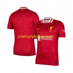 Camisola Liverpool Homem Equipamento Primeiro 2024-2025 Manga Curta